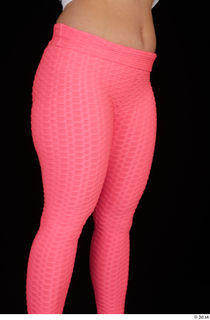  Leticia casual dressed pink leggings thigh 0008.jpg